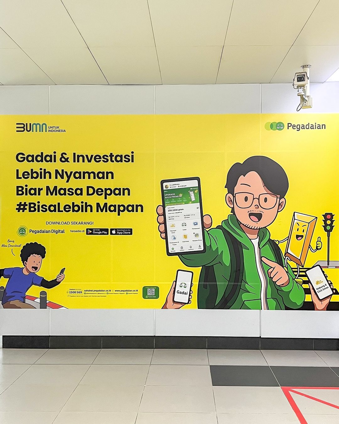 OOH Branding Peagadaian Nabung Emas