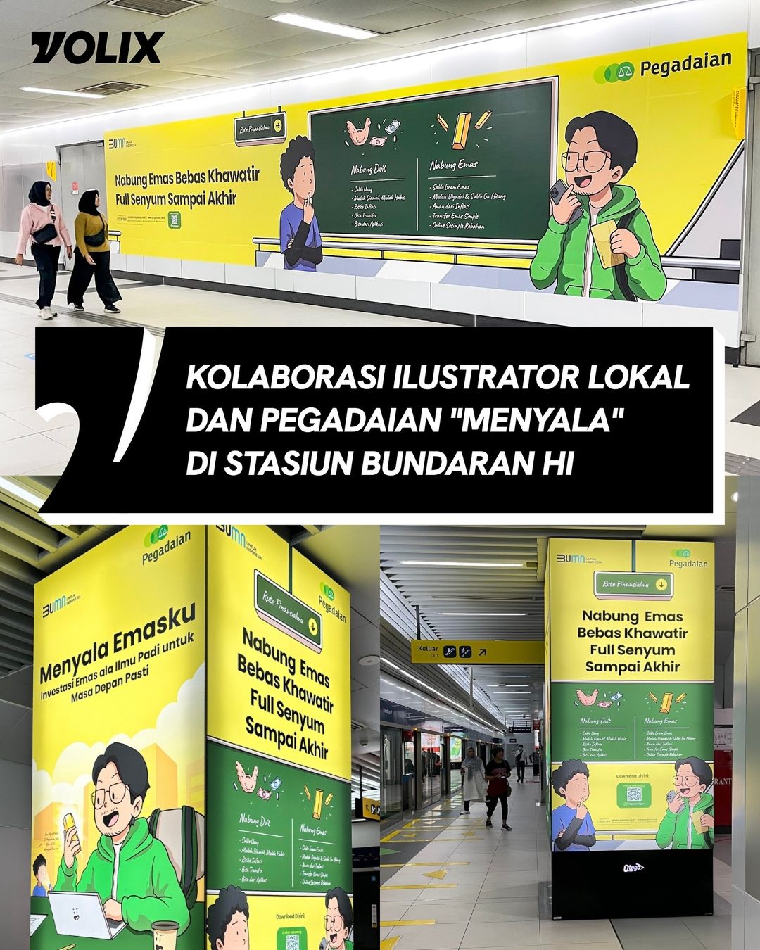 OOH Branding Peagadaian Nabung Emas