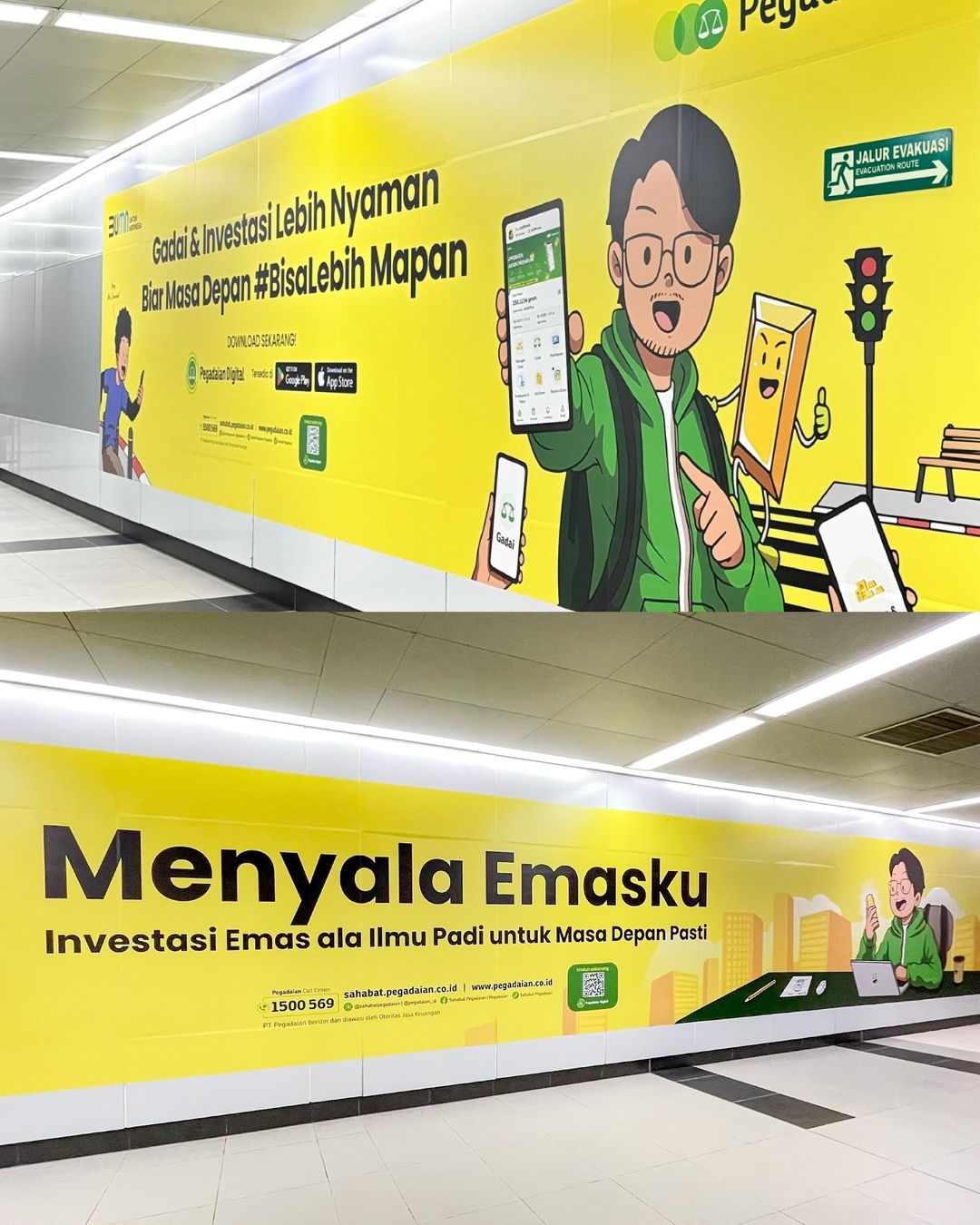 OOH Branding Peagadaian Nabung Emas